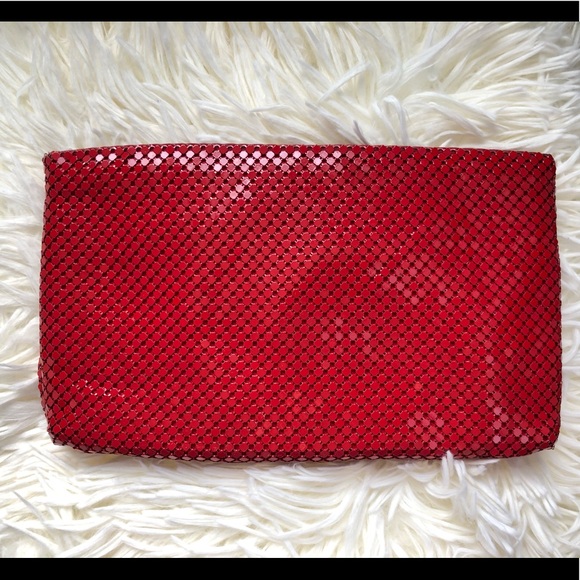 Vintage chain mail clutch with detachable strap - Picture 1 of 4